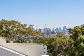 You can spot glimpses of Sydney's beloved Harbour Bridge. 
