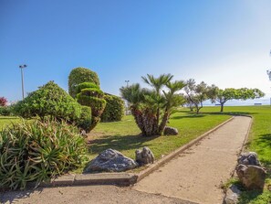 Sky, Plant, Natural Landscape, Land Lot, Tree, Road Surface, Street Light, Grass, Landscape, Arecales