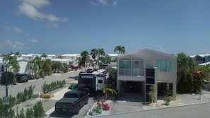 view from the balcony