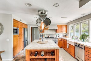 Kitchen | 2-Story Home | Central Air Conditioning