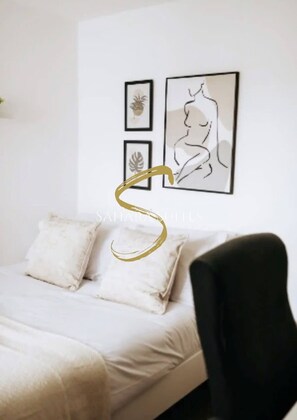 Well-equipped for comfort and convenience

New Double Bed | Desk and Chair | Wardrobe & Chest of Drawers