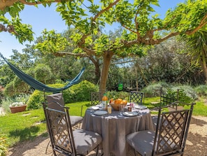 Plant, Table, Property, Furniture, Chair, Outdoor Table, Outdoor Furniture, Tree, Sky, Shade
