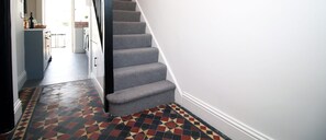 Entrance hallway with original victorian flooring