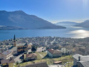 L'Eau, Ciel, Jour, Bâtiment, Montagne, La Nature, Bleu, Bleu Azur, Montagnes, Lac