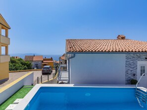 Bleu, Piscine, Zone Résidentielle, Composite, Balcon, Recours, Villa, Ville Resort, Hôtel, Eco Hôtel