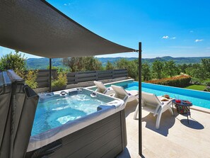 Swimming Pool, Outdoor Furniture, Furniture, Shade, Leisure, Composite Material, Resort, Eco Hotel, Chair, Umbrella