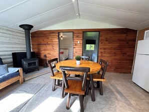 Overview, wood stove