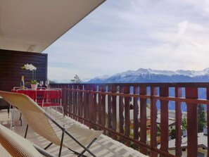 Sky, Cloud, Fence, Wood, Body Of Water, Shade, Porch, Mountain, Real Estate, Leisure