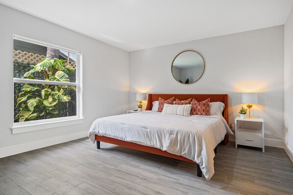 Spacious Master Bedroom with lots of natural light!