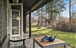 outside