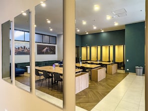 Interior entrance