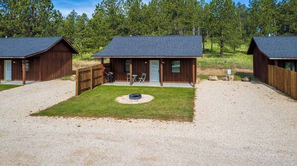 front of cabin