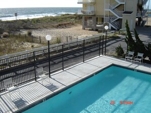 Property's pool options for your stay. Open mid May - mid Sept.