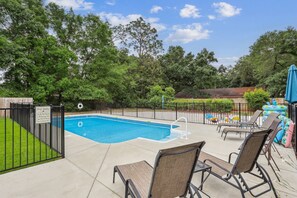 Catch some sun on the large pool deck
