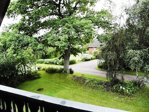 Ausblick vom Schlafzimmer