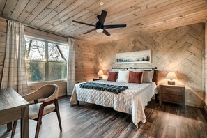 Sleek design meets nature in this sunlit retreat with stunning wood accents!