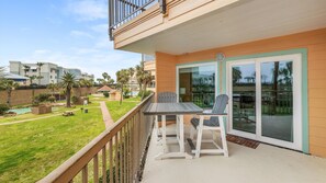 Serene balcony offering a slice of ocean paradise.