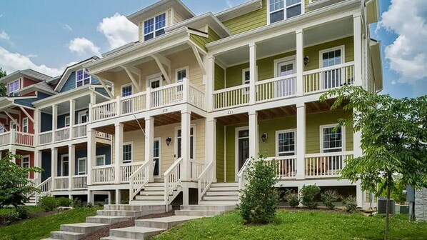 Front entrance & patio