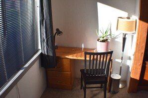 Separate workspace with desk