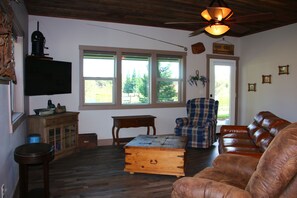 Comfy living room with TV