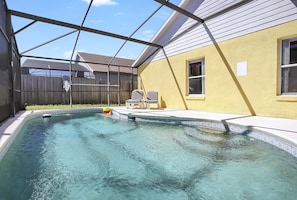 Enclosed Outdoor Pool Area