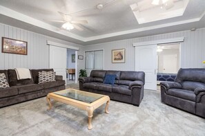 Fluffy couch