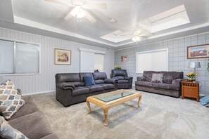Well Lighted living area