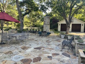 Patio is shaded most of the day.  This is in July at 6:40 pm.