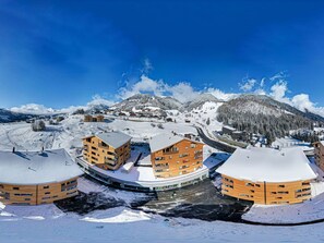 Sky, Snow, Mountain, Cloud, Slope, World, Ice Cap, Freezing, House, Glacial Landform