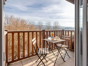 Sky, Furniture, Table, Cloud, Chair, Wood, Porch, Tree, Floor, Wood Stain