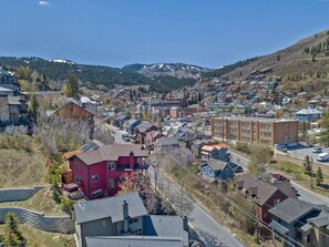 Aerial view of Main Street Retreat and Park City