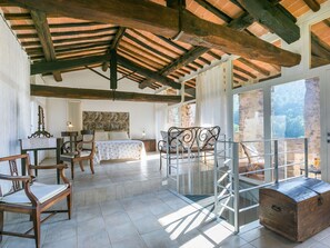 Property, Wood, Couch, Architecture, Beam, Interior Design, Floor, Flooring, Living Room, Shade