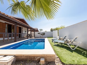 Swimming Pool, Resort, Composite Material, Shade, Deck, Eco Hotel, Estate, Hotel, Villa, Outdoor Furniture