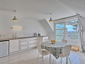 Table, Furniture, Cabinetry, Countertop, Chair, Sink, Wood, Kitchen, Interior Design