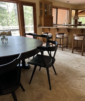 Dining room and counter stools