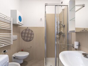 Property, Plumbing Fixture, Bathroom, Sink, Tap, Purple, Interior Design, Shower Door