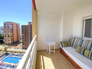 Building, Apartment, Residential Area, Condominium, Skyscraper, Balcony, Metropolis, Outdoor Furniture, Shade