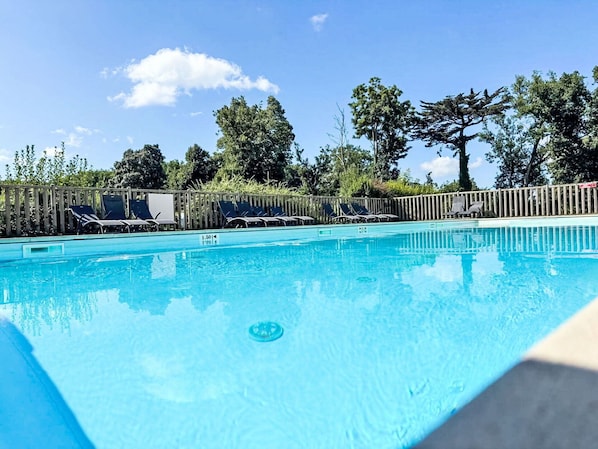 Blue, Swimming Pool, Resort, Outdoor Furniture, Eco Hotel, Shade, Landscaping, Thermae, Resort Town, Leisure Centre