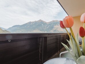 Cloud, Sky, Flower, Plant, Window, Mountain, Wood, Petal, Flowerpot