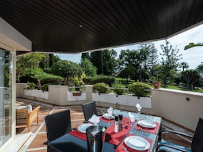 Table, Furniture, Property, Plant, Building, Window, Chair, Sky, Azure, Interior Design