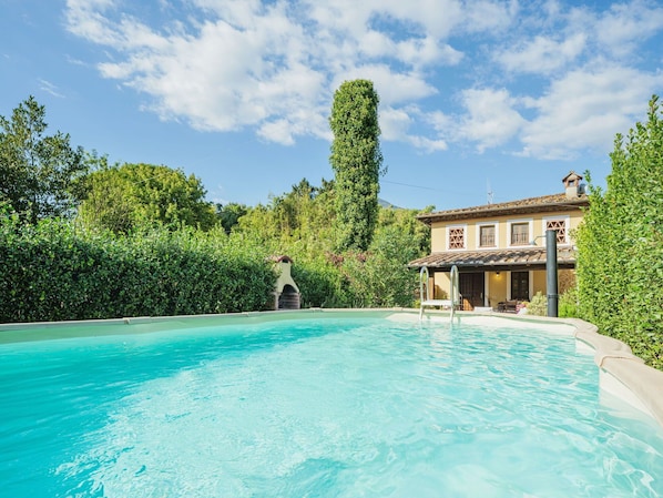 Water, Plant, Building, Sky, Property, Azure, Nature, Tree, Swimming Pool, Blue