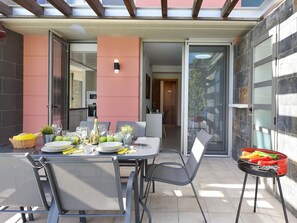 Table, Furniture, Property, Chair, Wood, Orange, Window, Interior Design, Architecture, Door
