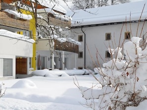 Schnee, Eigentum, Fenster, Gebäude, Ast, Pflanze, Baum, Zweig, Haus, Einfrieren