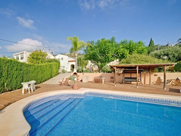 Water, Sky, Property, Cloud, Swimming Pool, Azure, Plant, Shade, Tree, Building
