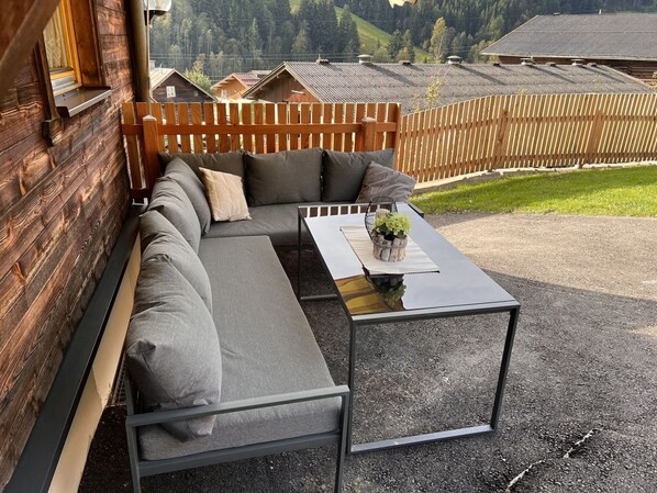 Plant, Property, Couch, Table, Building, Wood, Window, Outdoor Furniture, Tree, Interior Design