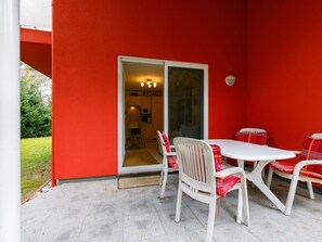 Furniture, Table, Chair, Plant, Orange, Building, Wood, Interior Design, Door, Floor