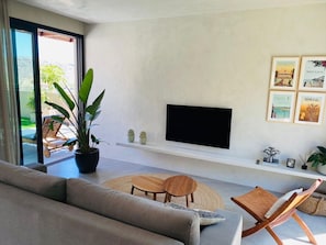 Sky, Property, Furniture, Table, Building, Water, Chair, Wood, Shade, Interior Design