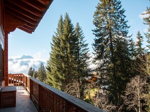 Sky, Building, Plant, Larch, House, Wood, Tree, Biome, Porch, Evergreen