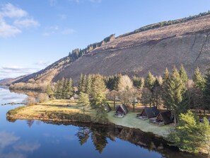 Natural Landscape, Landscape, Highland, Bank, Wilderness, Rural Area, Lake, Forest, Larch, Tarn