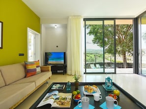 Table, Couch, Plant, Window, Building, Interior Design, Picture Frame, Floor, Yellow